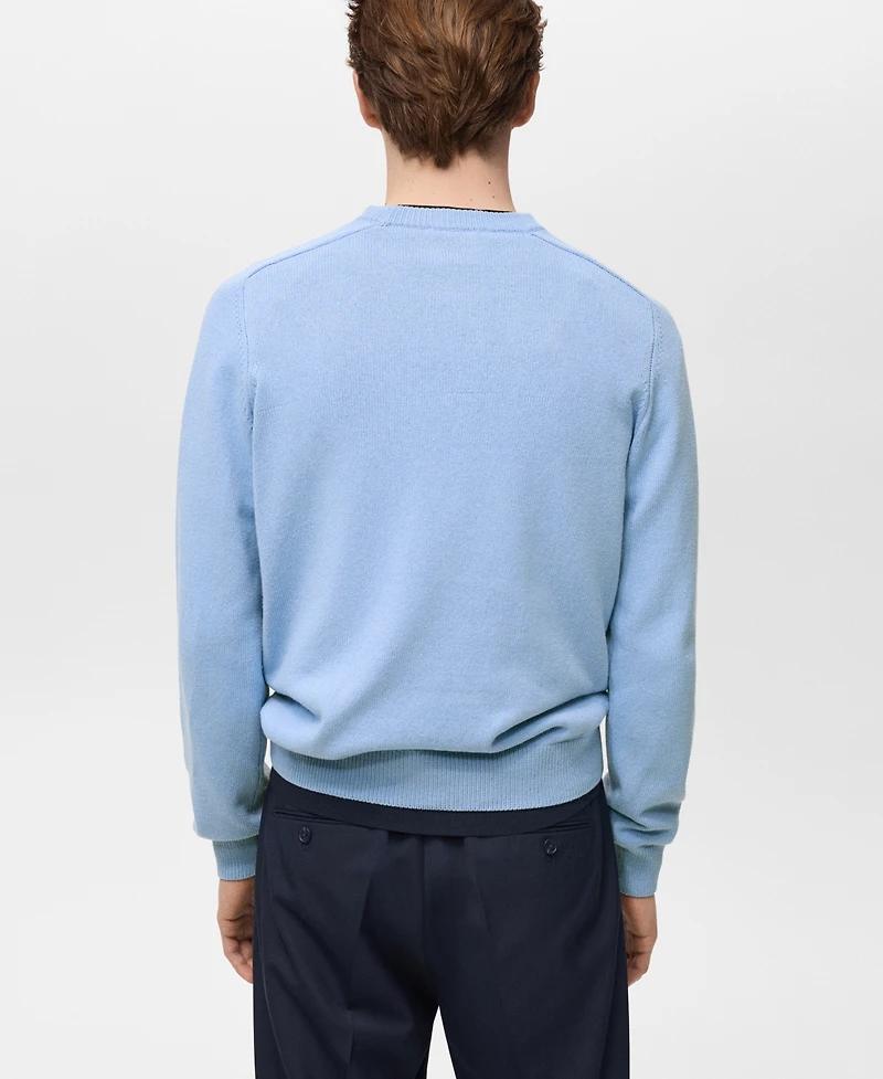 Mango Men's Knitted Cotton Sweater