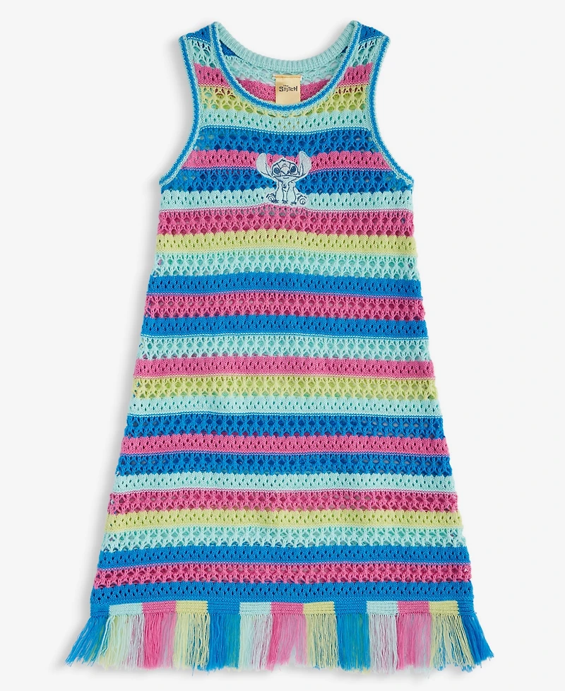 Disney Toddler and Little Girls Crochet With Fringe Hem Dress