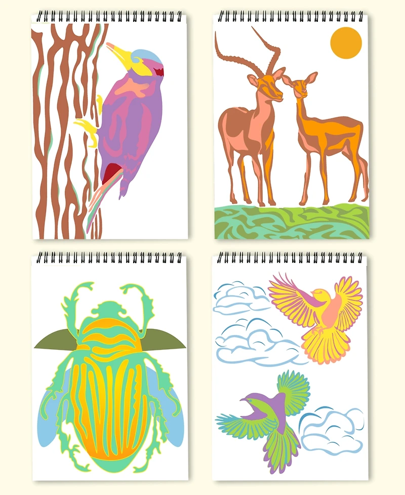Lifelines FlowArt Ultraviolet Art Kit - Wildlife