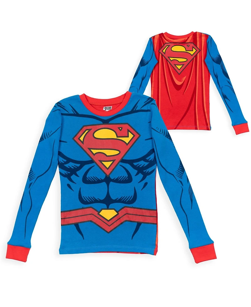 Justice League Toddler Boys Dc Comics Cosplay Pajama Shirts Pants