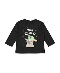 Star Wars Baby Boys Yoda Bodysuit T-Shirt and Pants 4 Piece Layette Set