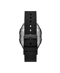 Skechers Women's Sawtelle Digital, Black Polycarbonate Watch