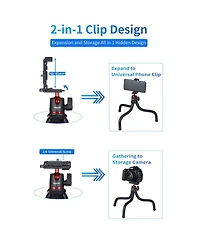 Fujifilm Instax Mini Evo Instant Film Camera, Brown + Accessories Kit