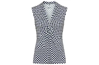 Olsen Women's Polka Dot Sleeveless Shell