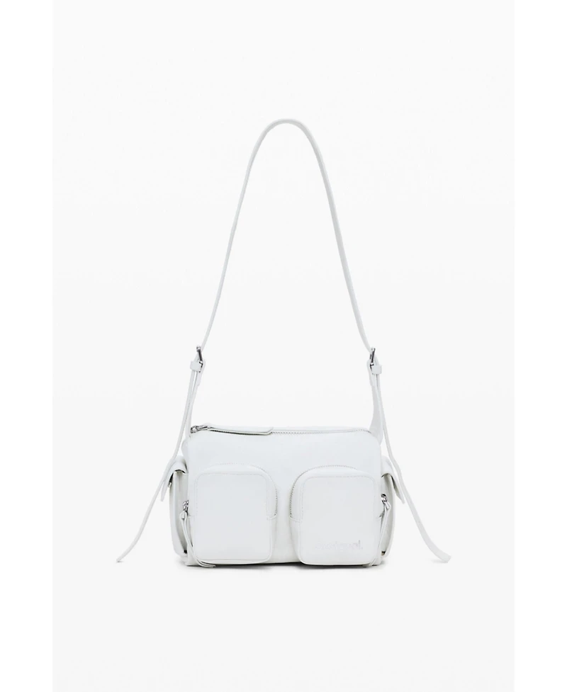 Desigual Women's Small leather bag with pockets