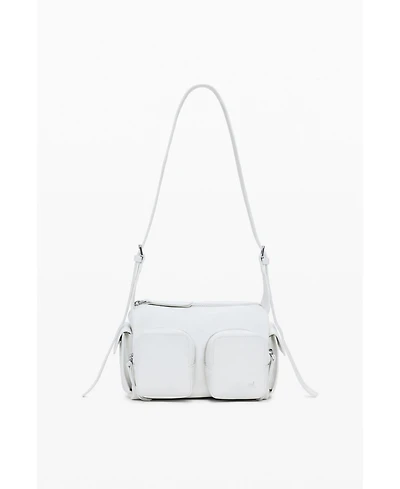 Desigual Women's Small leather bag with pockets