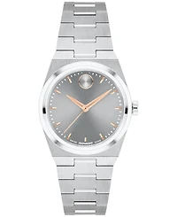 Movado Women's Bold Quest Swiss Quartz Stainless-Steel Watch, 28mm