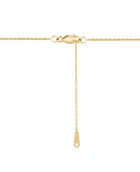 Diamond Pear Bezel Pendant 18" Necklace (1/3 ct. t.w.) in 14k Gold