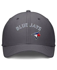 Nike Men's Gray Toronto Blue Jays Swoosh Performance Flex Hat