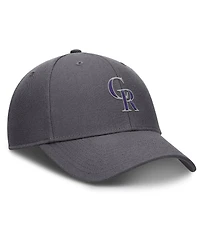 Nike Men's Gray Colorado Rockies Club Performance Adjustable Hat