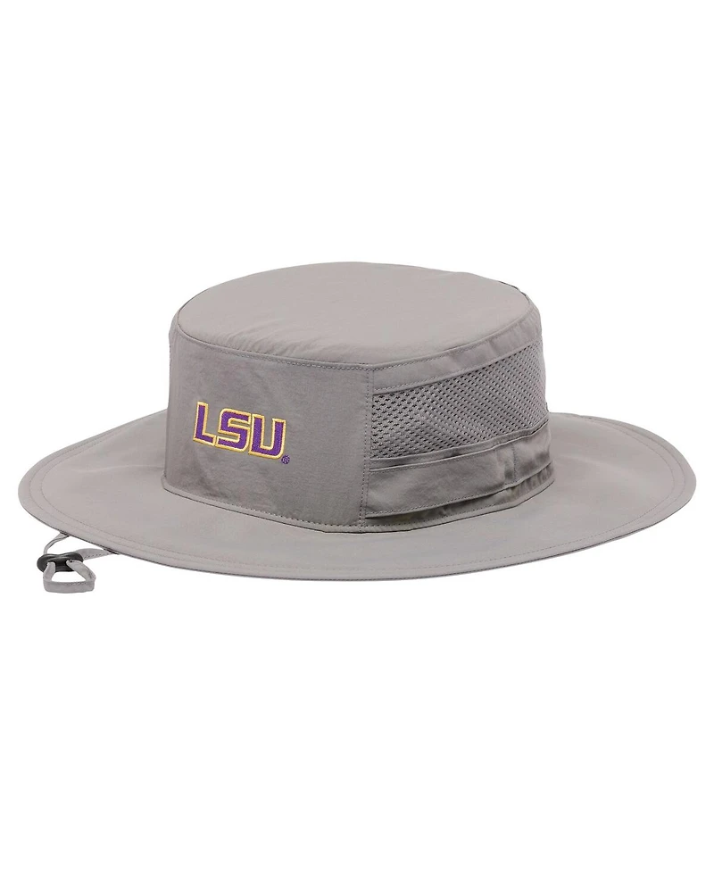 Columbia Men's Gray Lsu Tigers Bora Bora Iii Omni-Shade Booney Hat