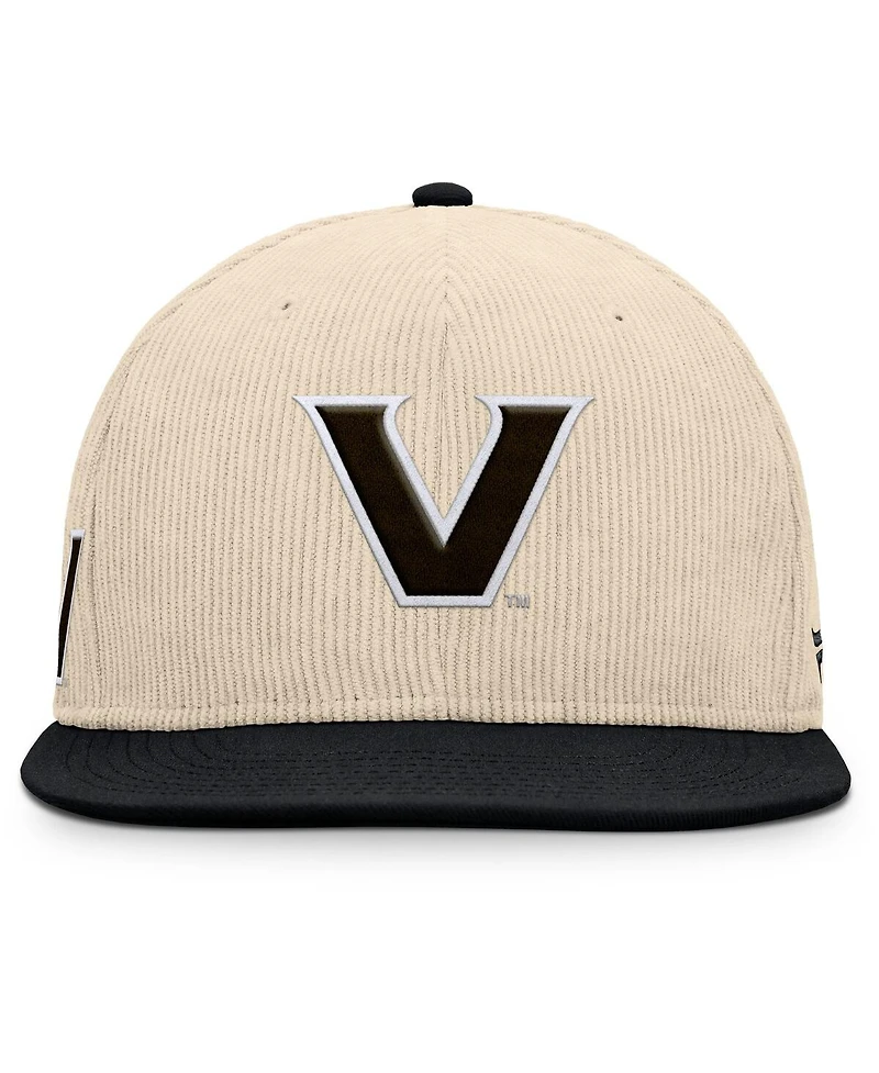 Fanatics Men's Tan Vanderbilt Commodores Catcher Snapback Hat