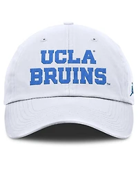 Jordan Men's White Ucla Bruins Core Club Mascot Wordmark Adjustable Hat
