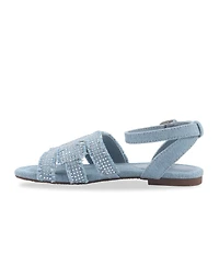 Sam Edelman Little and Big Girls Bella Bay Denim Sandals