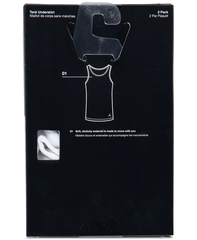 Jordan Big Boys Flight Base Tank, Pack of 2