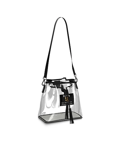 Wear by Erin Andrews San Diego Padres Clear Stadium Bucket Purse