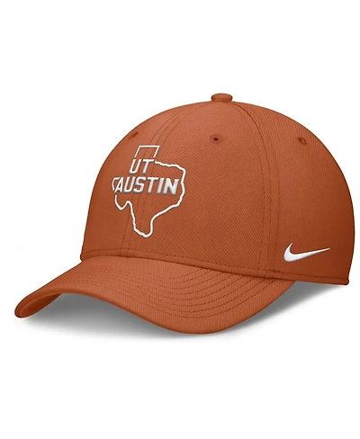 Nike Men's Texas Orange Texas Longhorns Local Swoosh Flex Hat