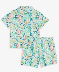 First Impressions Baby Boys Tropical-Print Shirt & Shorts, 2 Piece Set, Exclusively at Macy's