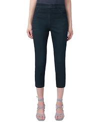 Hue Women's Mid-Rise Pull-On Denim Capri Leggings