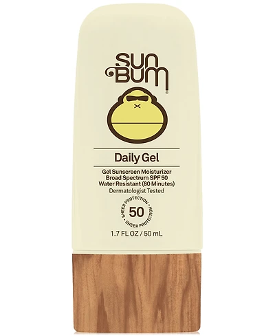 Sun Bum Daily Face Gel Sunscreen Moisturizer Spf 50, 1.7 oz.