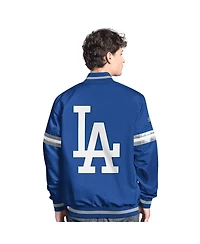 Starter Men's Royal Los Angeles Dodgers Scout Full-Snap Varsity Jacket