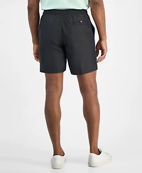 Tommy Hilfiger Men's Drawstring Logo 7" Swim Trunks