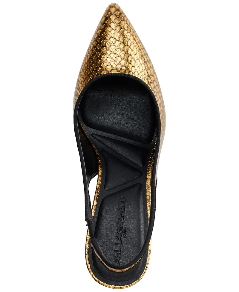 Karl Lagerfeld Paris Women's Rosalyn Slingback Pumps