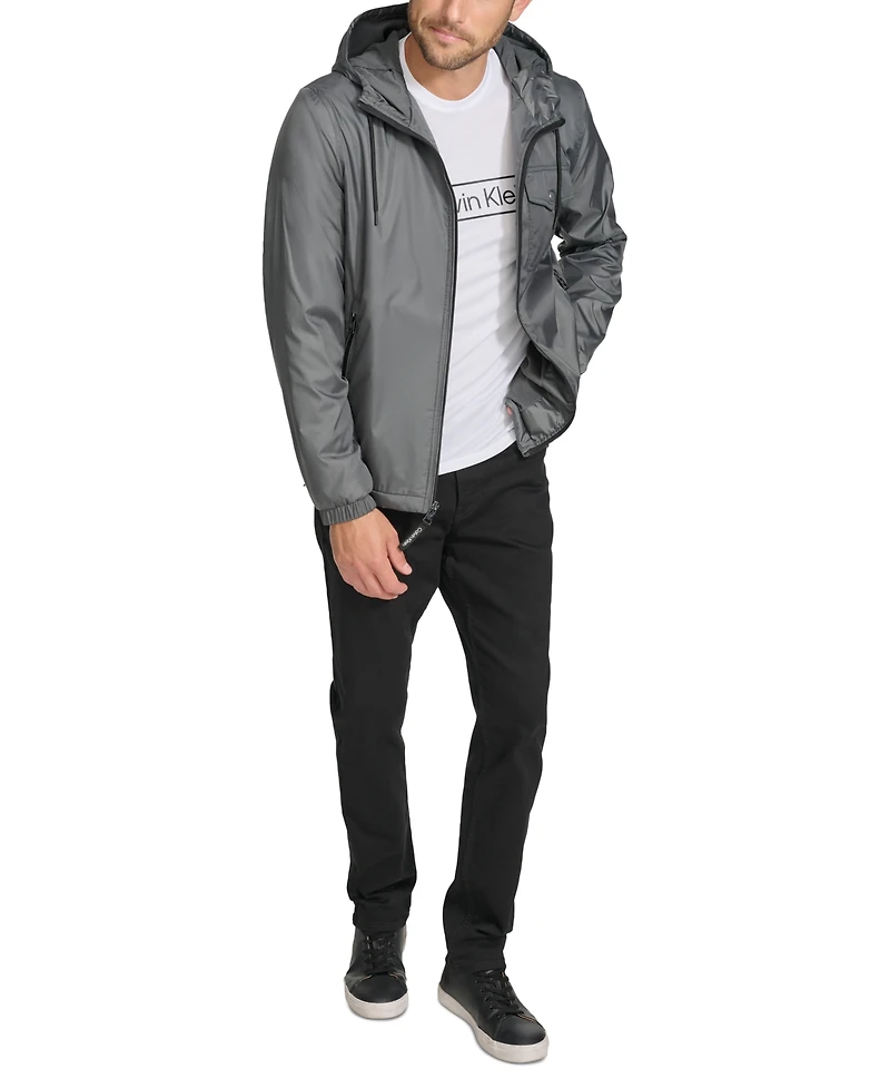 Calvin Klein Men's Polar Fleece Lined Windbreaker