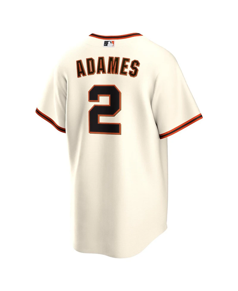 Nike Men's Willy Adames 1.0 Cream San Francisco Giants Replica Jersey
