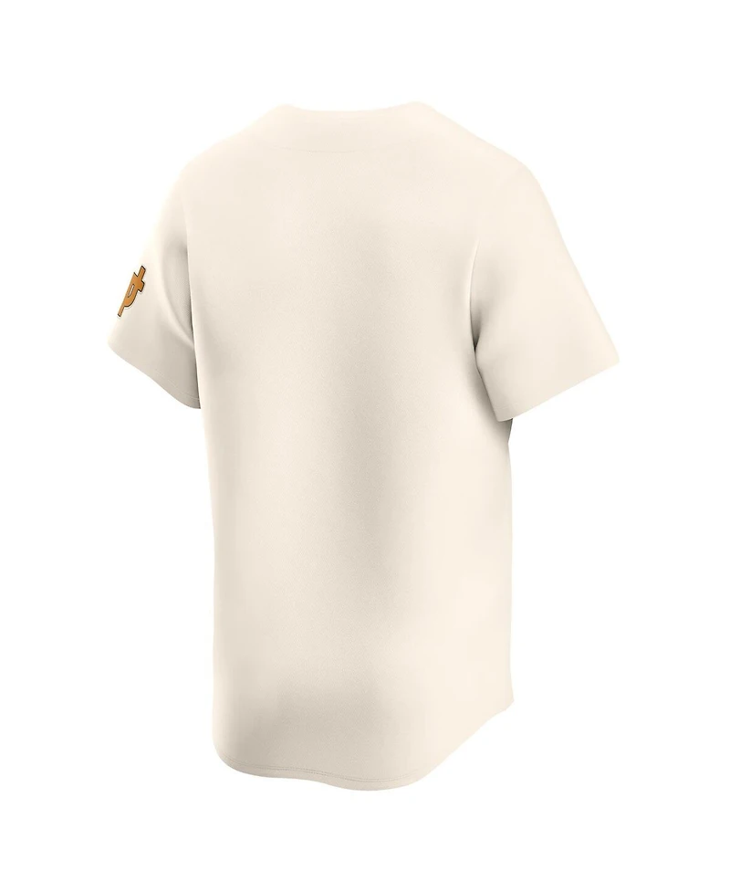 Nike Men's Natural Tennessee Volunteers Alternate Limited Baseball Fashion Jersey