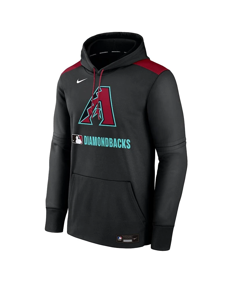 Nike Men's Arizona Diamondbacks Authentic Collection Performance Pullover Hoodie
