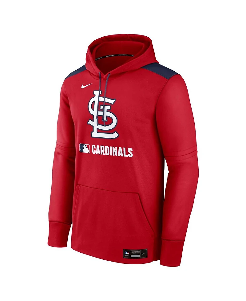 Nike Men's Red St. Louis Cardinals Authentic Collection Performance Pullover Hoodie