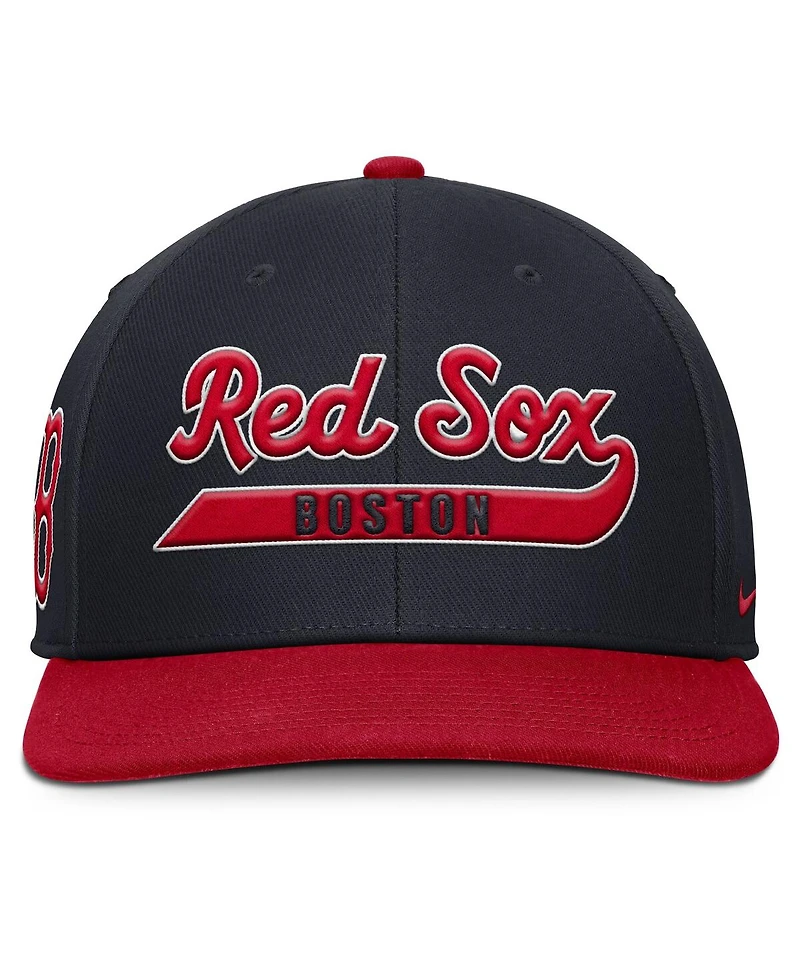 Nike Men's Navy/Red Boston Red Sox Pro Performance Snapback Hat