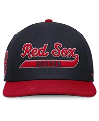 Nike Men's Navy/Red Boston Red Sox Pro Performance Snapback Hat