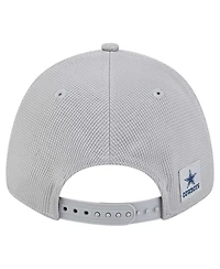 New Era Men's Gray Dallas Cowboys Pivot 9FORTY Adjustable Hat