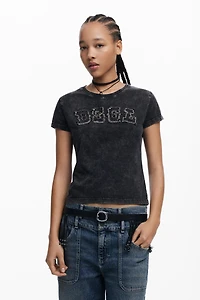 Desigual Women's Logo studded shirt