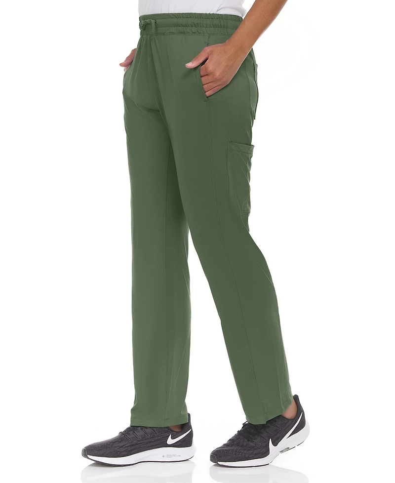 Medichic Plus Scrubs Mid Rise Six Pocket Active Yoga Scrub Pants