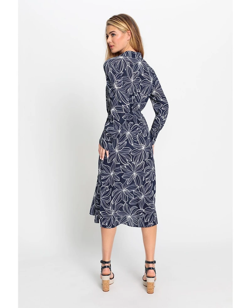 Olsen Women's Floral Shirt Dress