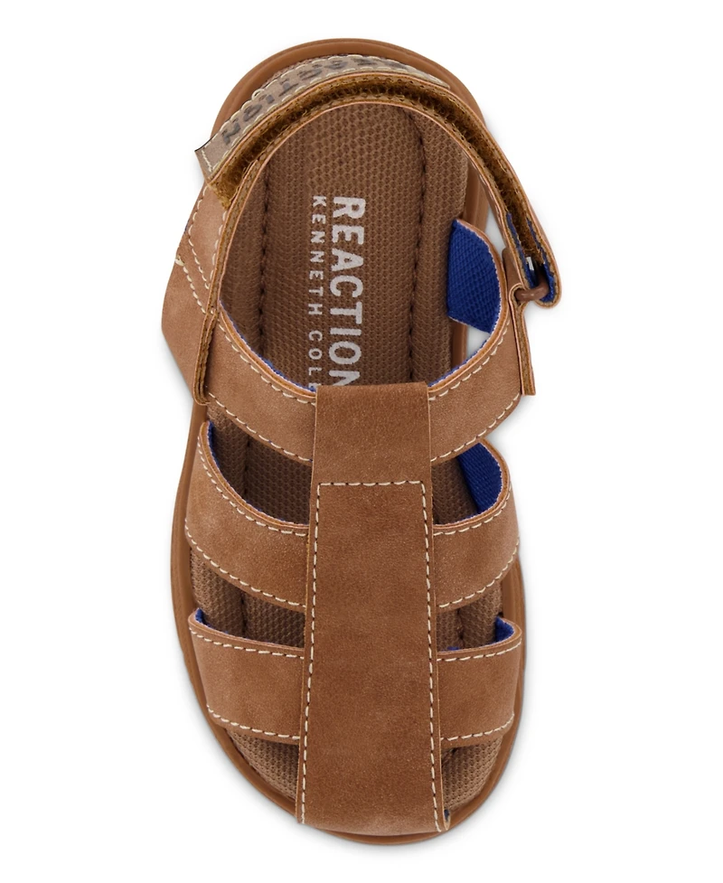 Kenneth Cole Reaction Little and Big Boys Benjamin Casey Hook Loop Sandal