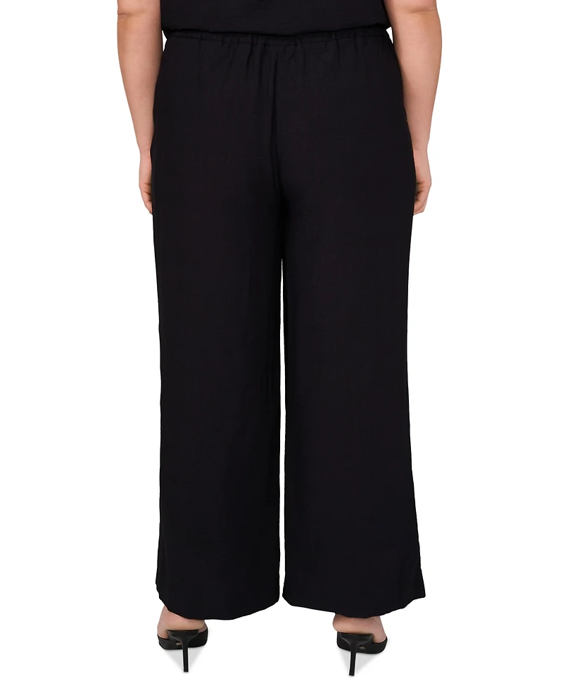 Vince Camuto Plus High-Rise Wide-Leg Pants