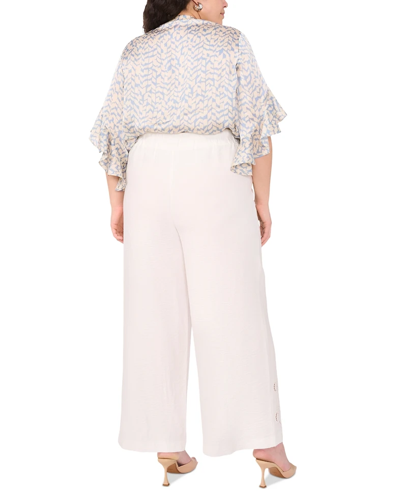 Vince Camuto Plus High-Rise Wide-Leg Pants