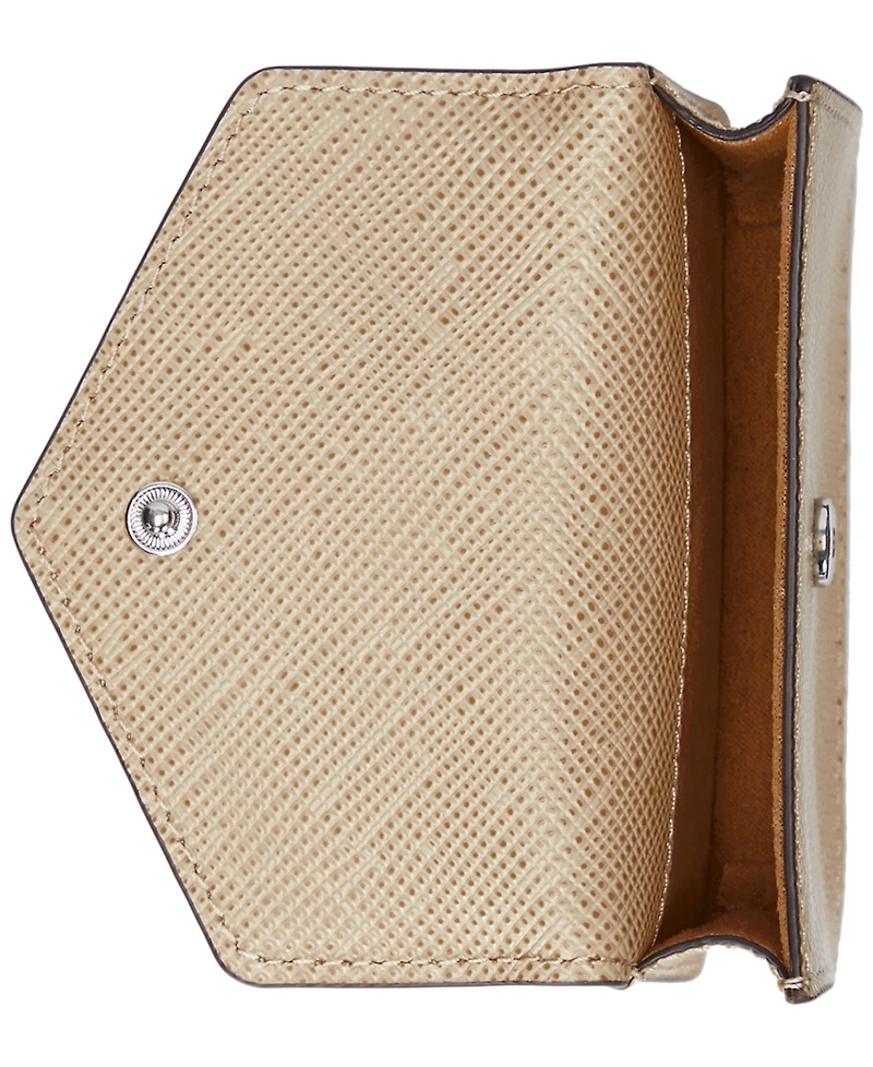 Lauren Ralph Lauren Textured Leather Small Flap Card Case