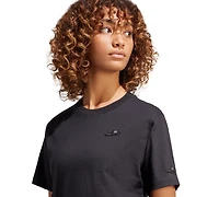 adidas Women's Cotton Logo Slide Crewneck T-Shirt