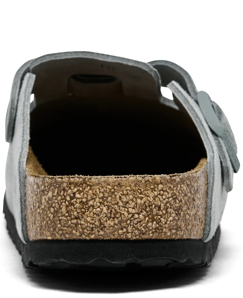 Birkenstock Women's Boston Soft Footbed Suede Leather Clogs from Finish Line