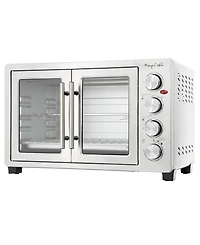 MegaChef 45 Quart Electric French Door Rotisserie Convection Counter Top Oven