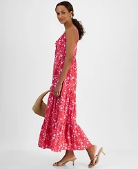 I.n.c. International Concepts Petite Sleeveless Tiered Maxi Dress, Exclusively at Macy's