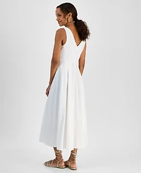 I.n.c. International Concepts Petite Sleeveless Button-Front Dress, Exclusively at Macy's