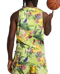 Puma Men's Dunked Floral Regular-Fit Reversible Mesh Tank
