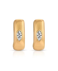 Ettika Marquise Crystal Hoop Earrings