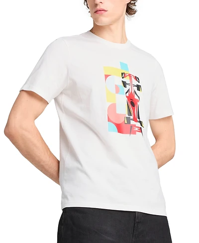 Puma Men's Scuderia Ferrari Regular-Fit Race Car Graphic T-Shirt